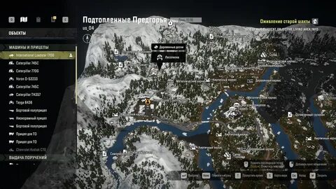 Snowrunner интерактивная карта