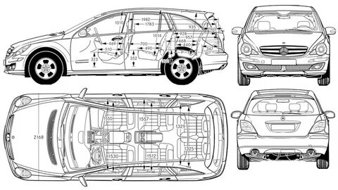 Чертеж mercedes