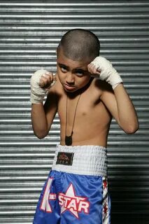Boxing boy