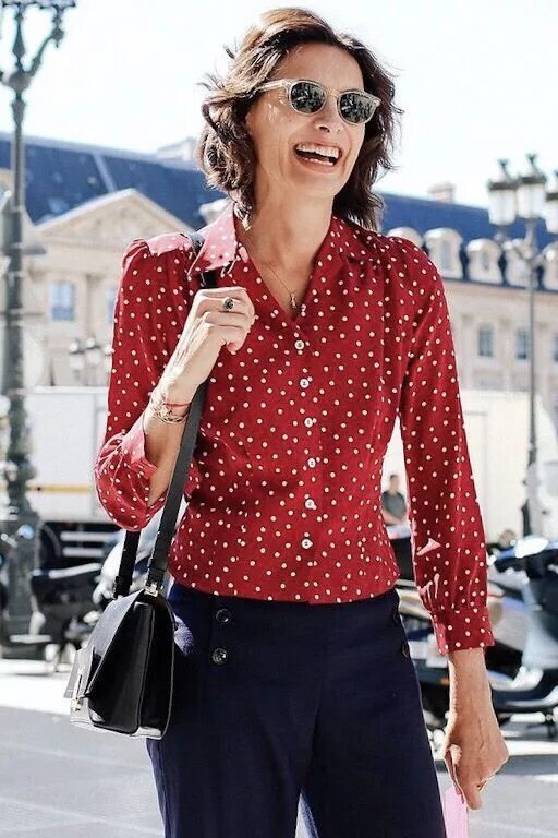 French look. Инес де ла Фрессанж. Ines de la Fressange одежда. Ines de la Fressange блузка. Француженка 50 лет.