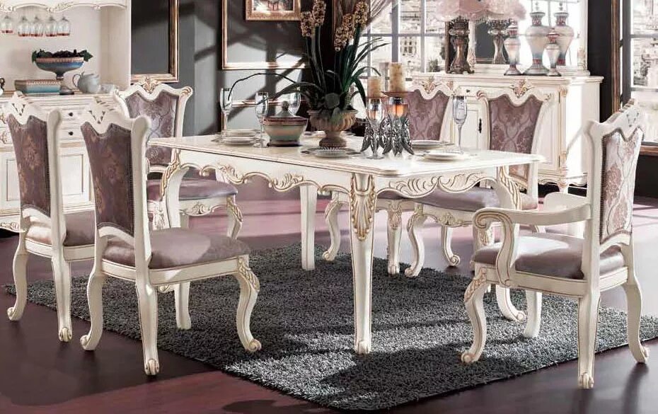 Сайт мебель май. Мебельная фабрика Даминг Китай. Обеденные столы в стиле Барокко. Обеденная группа в стиле Барокко. Кухонный стол в стиле Барокко.