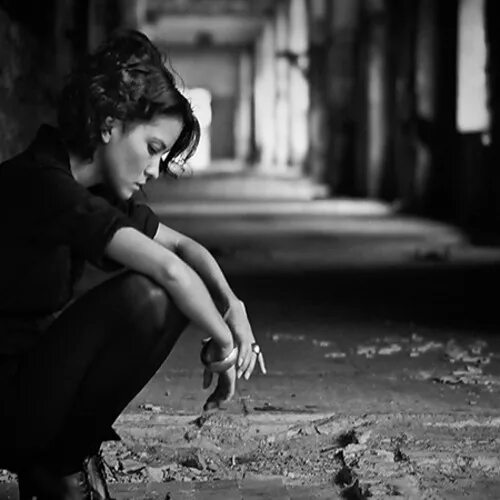 She thought she was alone