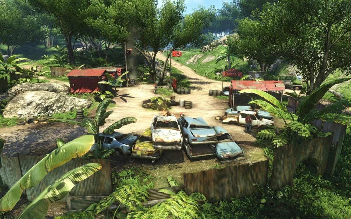 Фар край 3 аванпосты. Far Cry 3 деревня Аманаки. Аванпосты в far Cry. Фар край 4 аванпосты.