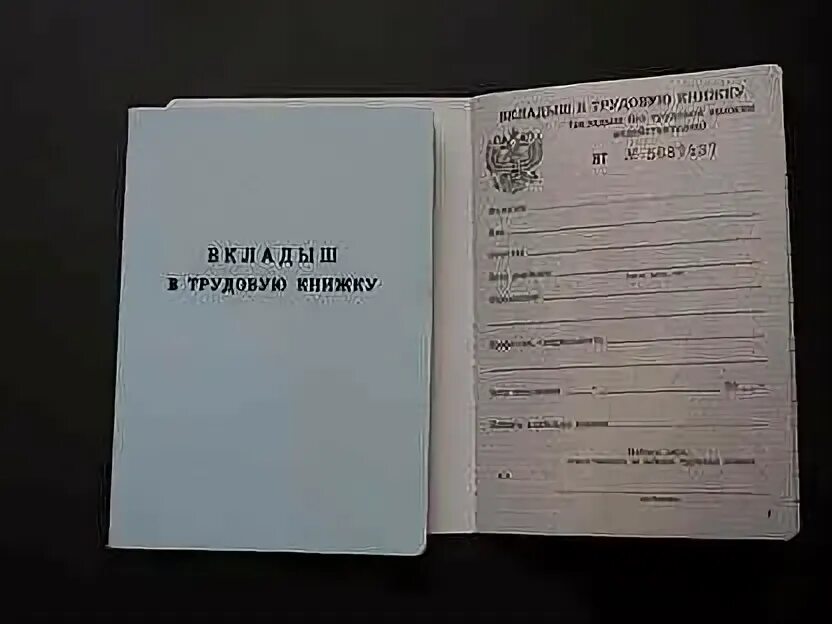 Вкладыш в трудовую книжку. Выдан вкладыш в трудовую. Вкладыш в трудовую книжку оформление. Лист вкладыш в трудовую книжку.