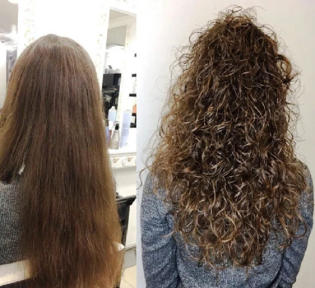 Завивка уход после. Кератиновая Химка. Биозавивка волос до и после. Карвинг для волос на длинные волосы. Кератиновая завивка на длинные волосы.