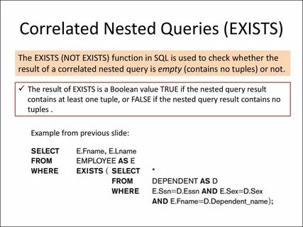 Empty query