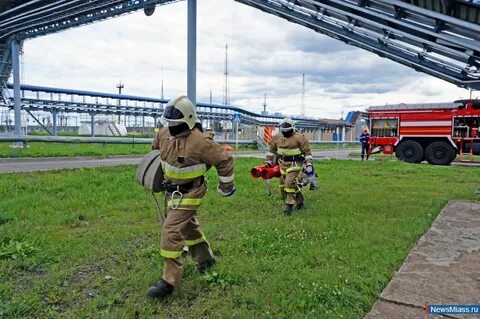 Пожарные учения в детском