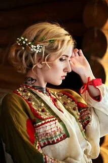 Прическа русской женщины