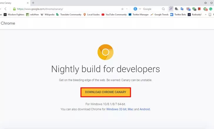 Гугл хром для виндовс 7 32 бит. Google chrome canary. хром канари 64. chrome twitter. вкладки в два ряда chrome canary.