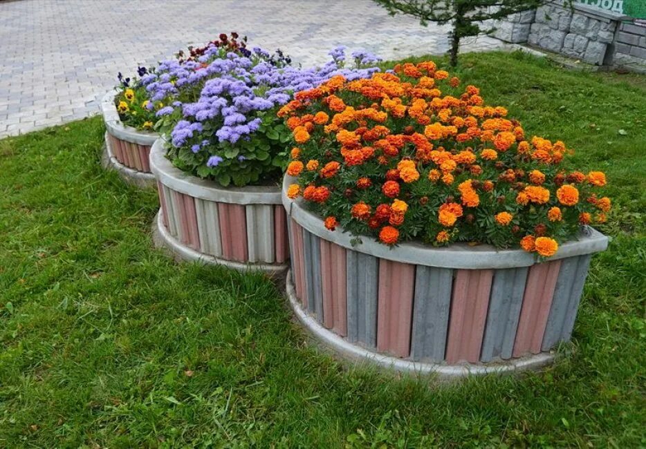 Ограждение садовый конструктор 3м 21см коричневый. Садовый конструктор" выс. Дешевые клумбы. Оригинальные клумбы. Дешевые клумбы.