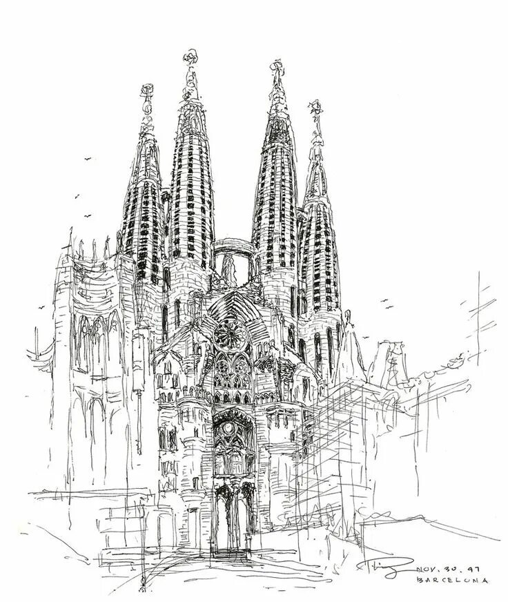 Sagrada Familia Sagrada familia, La sagrada familia barcelona, Cubierta arquitec