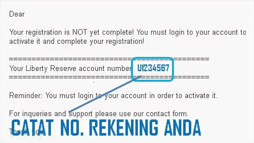 You must your account