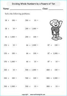 Numbers 5 grade