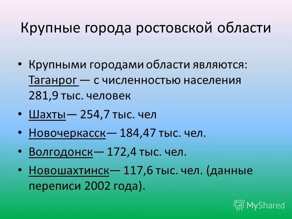 Сколько численность населения ростовской области