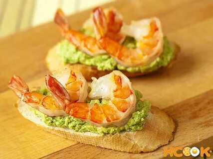 Багет с креветками