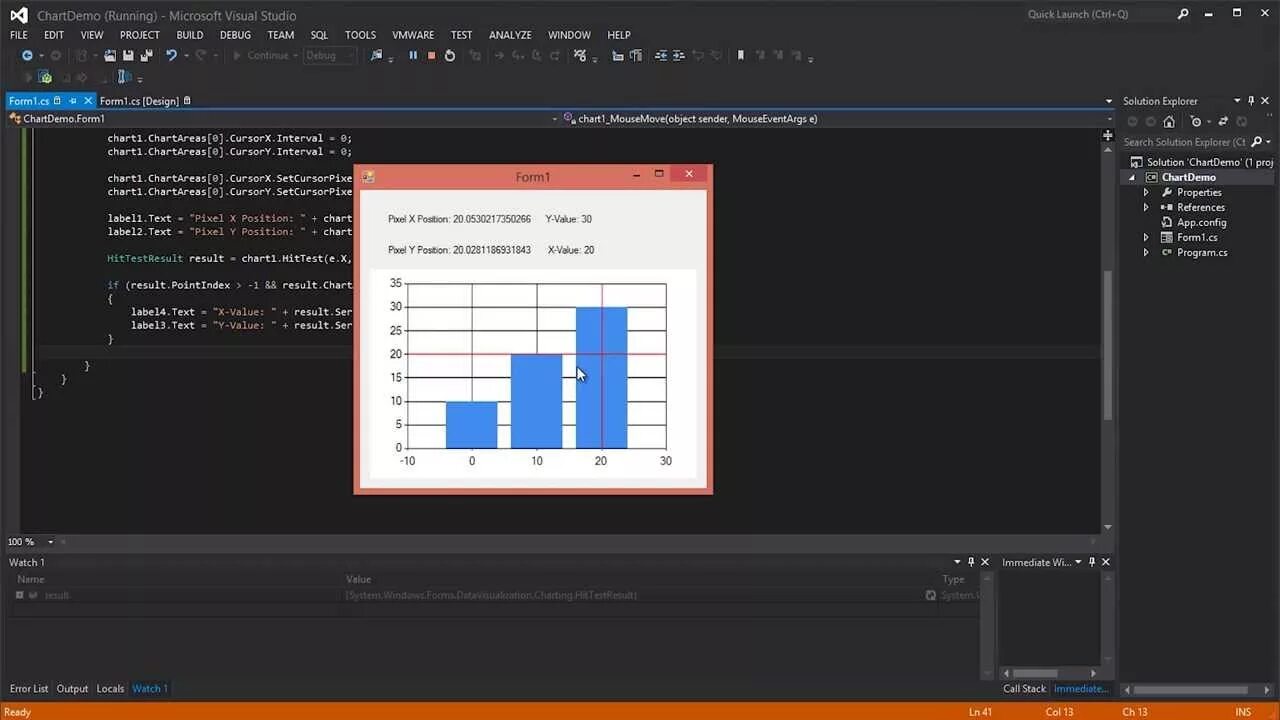 Windows form c 2025. Диаграммы в visual studio. visual studio windows forms. chart c# windows forms. объект chart c# windows form.