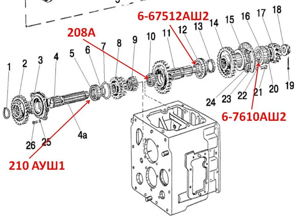 Коробка МТЗ 80 первичный вал. МТЗ 80 вал хвостовика КПП. Коробка передач МТЗ 82.1 подшипники схема. Подшипник вторичного вала МТЗ 80.