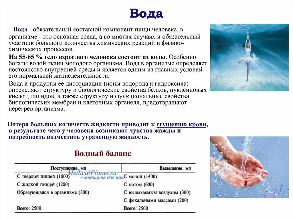 Биологические качества воды. Вода как компонент пищи. Вода в питании человека. Вода как важнейший компонент в питании. Основные компоненты воды.