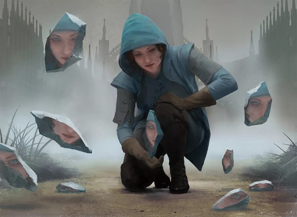 Art is reflection. Художник Igor Kieryluk. Igor Kieryluk MTG. Отражение арт.