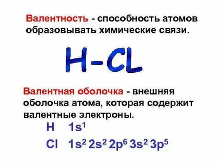Валентная электронная оболочка