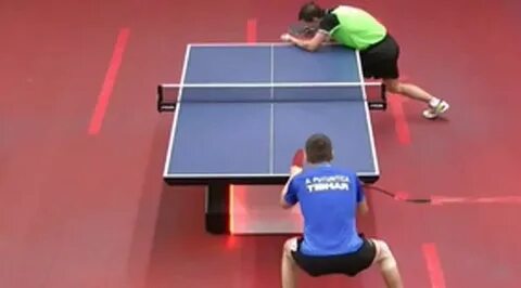 Матчи лиги про настольный теннис