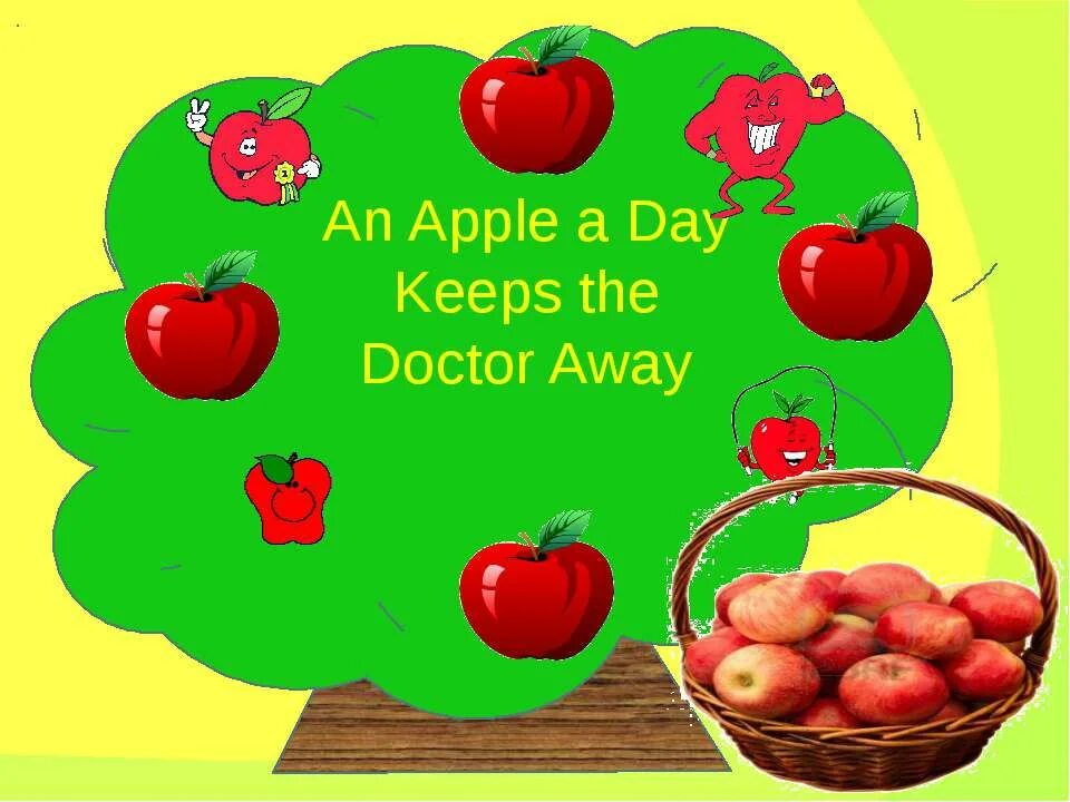 An a day keeps the doctor away. An Apple a Day keeps the Doctor away. Apple Day презентация на английском языке. Apple Day яблоки. Английская пословица про яблоко.
