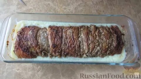 Рулет из свинины брюшина запеченный в духовке