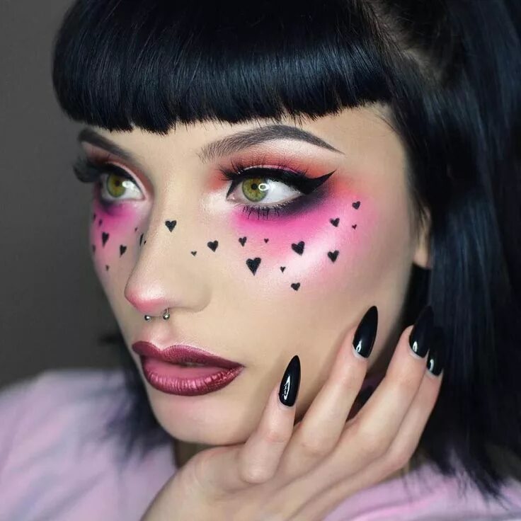Tuto maquillage pour la Saint Valentin ❤ Look rose de soirée romantique Maquilla