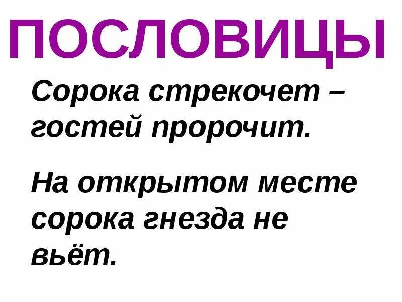 Ворона каркает а сорока. Сорока стрекочет. Птица которая стрекочет. Как стрекочет сорока. Составить пословицы из частей.