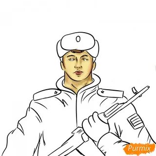 Как нарисовать военную картинку