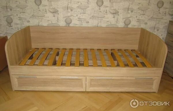Отзыв о Детская кровать с ящиками Сканд-Мебель Шервуд КШ-01 Ребенок не делает ур