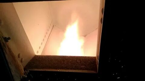Горение горелки котла