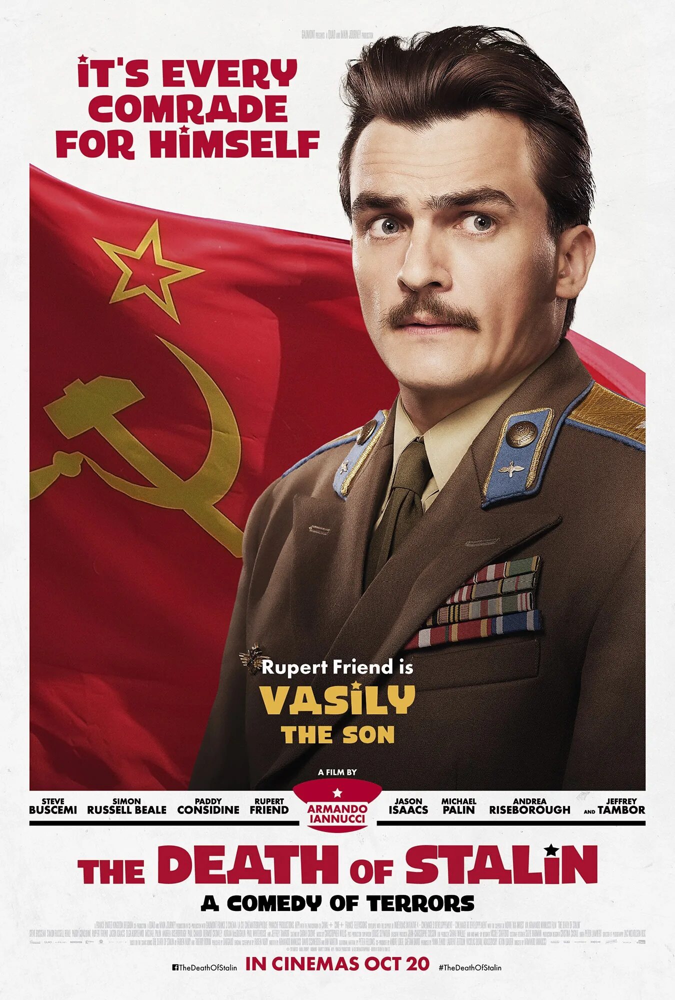 Death of stalin. Смерть Сталина (2017) Постер.