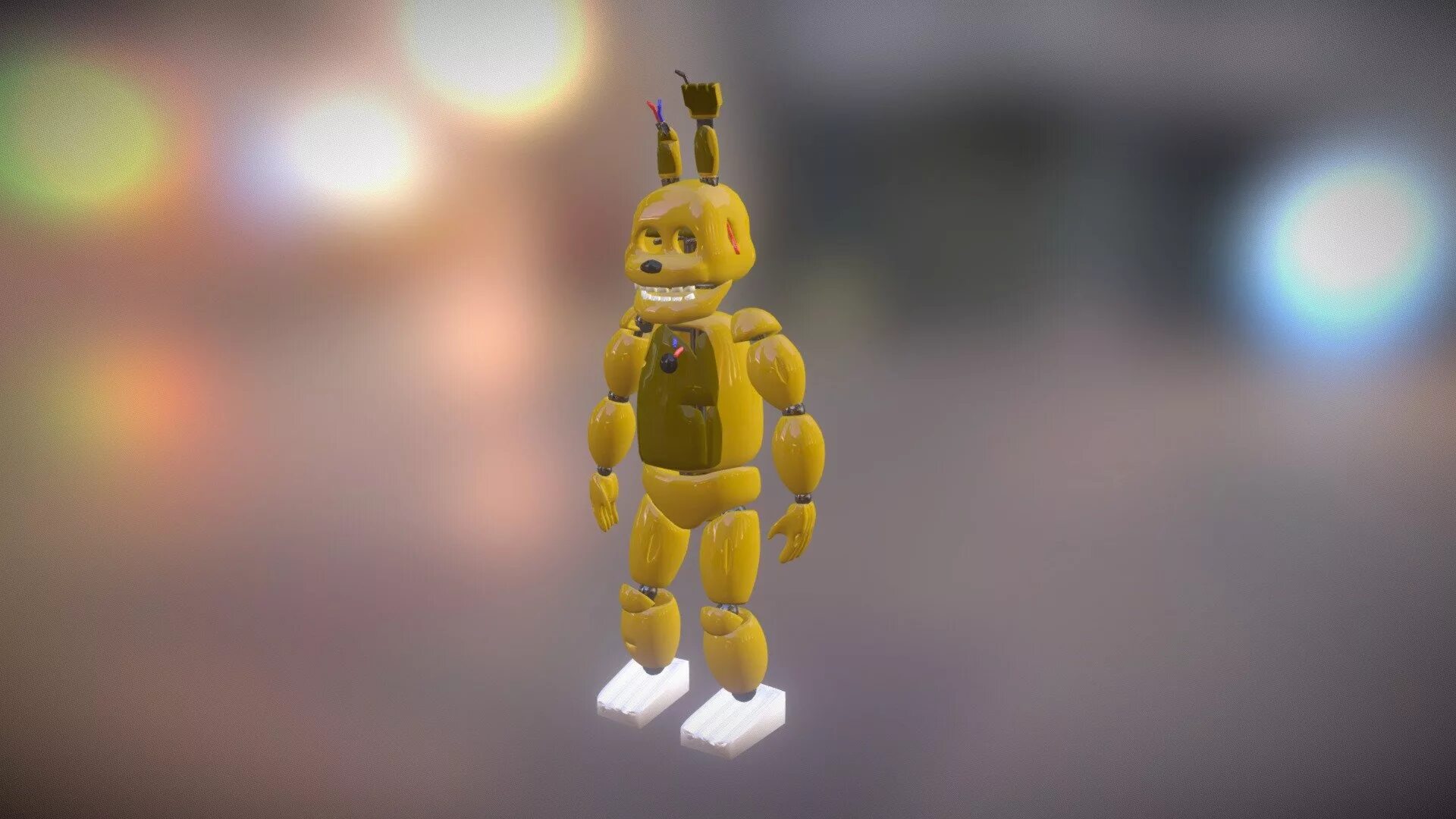 Модель спрингтрапа. ФНАФ спринг Бонни. Спринг трап 3д. Springtrap model v2. Спринг трап 3d model.