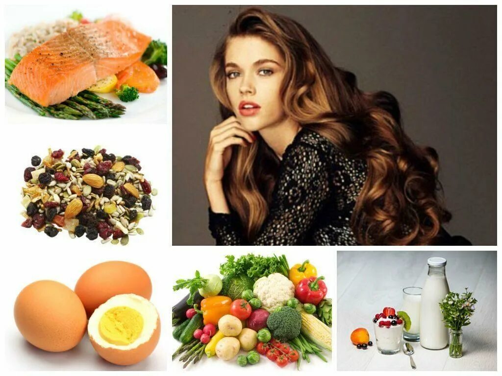 Продукты для роста волос. Продукты для волос. Продукты для здоровых волос. Еда для красивых волос. Продукты укрепляют волосы.