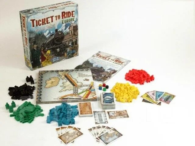 Игра ticket to Ride. Ticket to Ride настольная игра. Hobby World ticket to Ride: Европа. Игра ticket to Ride Европа комплектация.