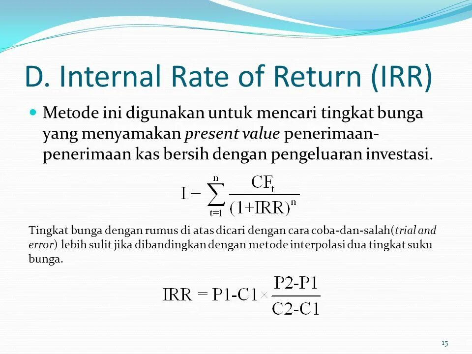 Internal rate of Return, irr. Irr пример. Internal rate of Return (irr) of Project. Irr формула. Internal rating