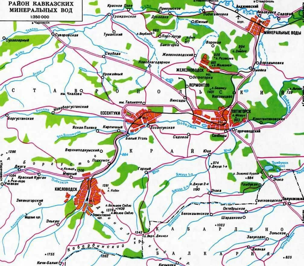 Кавказские минеральные воды находятся. Карта Кисловодск Пятигорск Ессентуки Железноводск. Кисловодск Ессентуки Пятигорск Железноводск Минеральные воды карта. Кавказские Минеральные воды на карте. Кавказские мин воды карта.