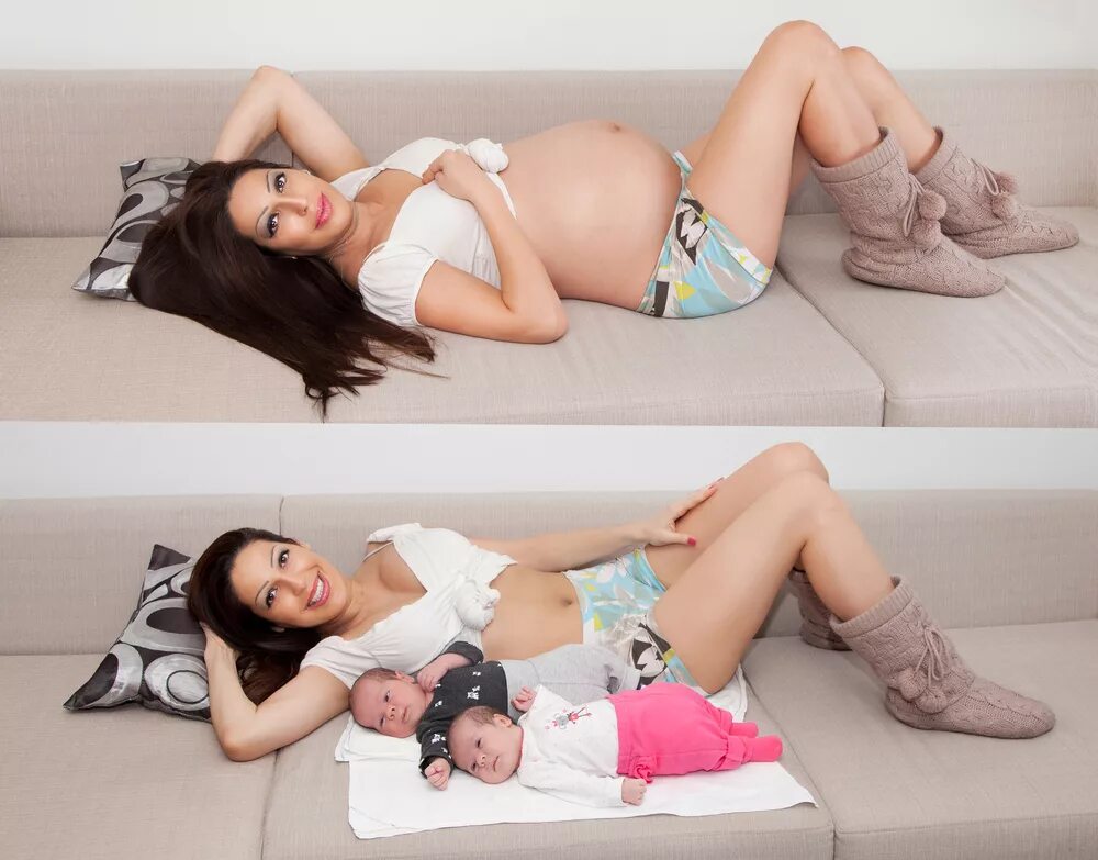 После родов можно спать. Фотосессия беременной двойней. Рожавшие женщины фотосессия. Животы беременных двойней.