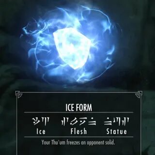 Ice form