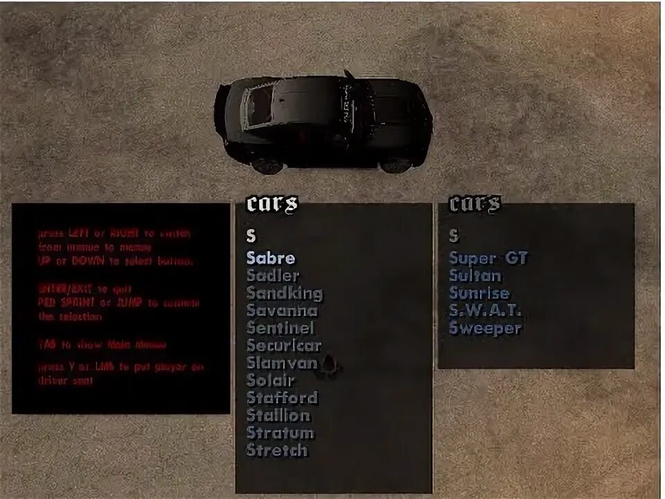 Add on car spawner menu. Gta san andreas visual car spawner. visual car spawner v2.0 для gta san andreas. visual car spawner 2.0. gta san andreas nasil mod kurulur.