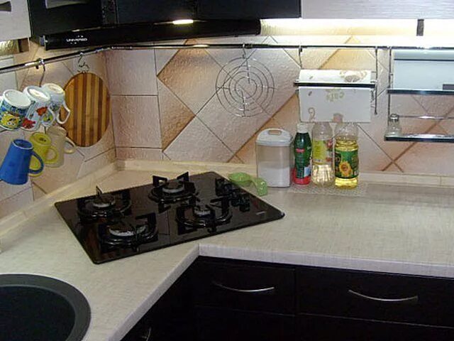 Tile Backsplash Trendy kitchen tile, Home decor kitchen, Kitchen corner