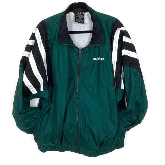 Адидас 90 х купить оригинал. Adidas Windbreaker 90s. Adidas Windbreaker Jacket Retro. Adidas 90s Jacket Green. Adidas Vintage Black Green 90s Jacket.