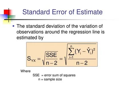 Std error