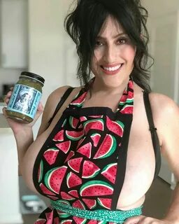 Big boobs in apron.