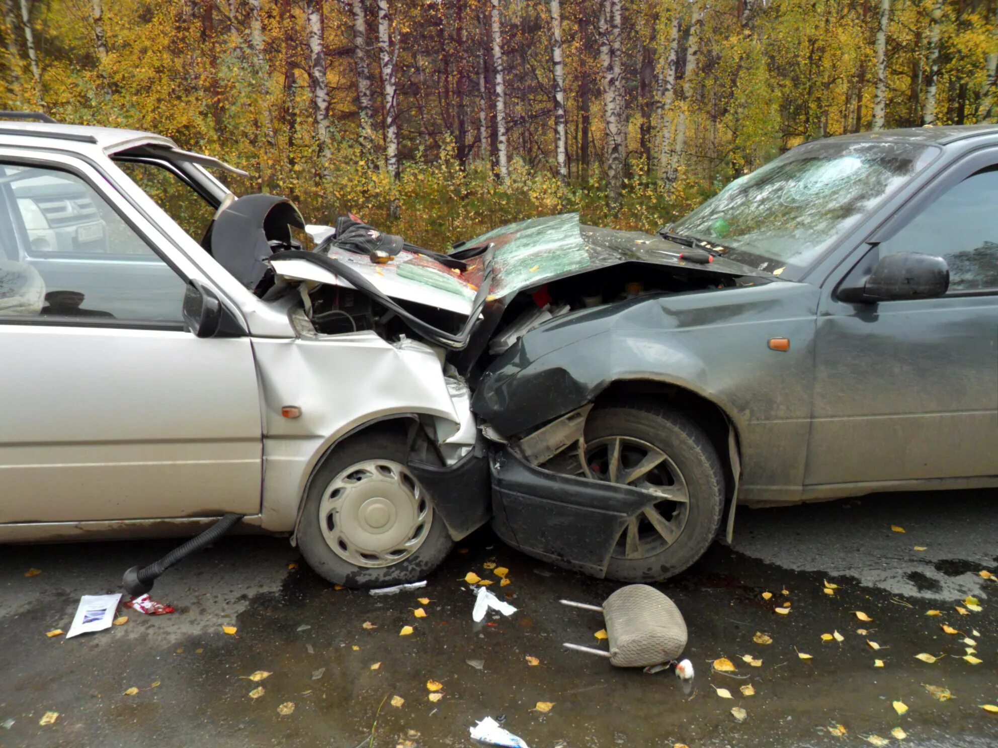 аварии легковых машин