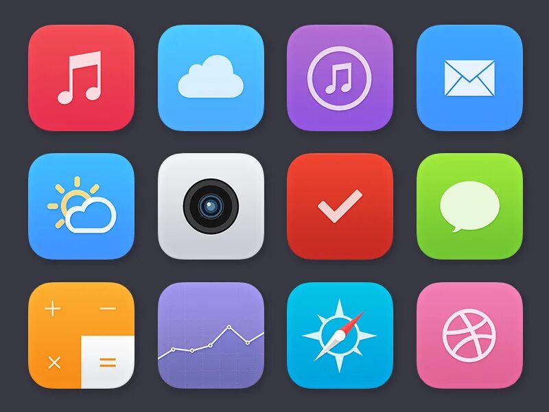 Приложение для замены иконок приложений. Иконки для приложений. иконки ios. иконки для приложений в стиле. иконки приложений ios.