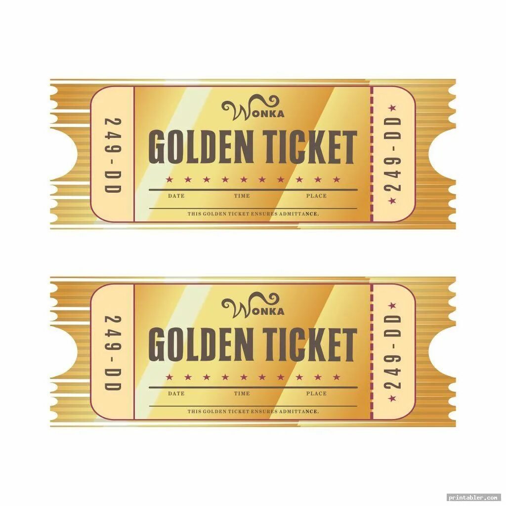 Ticket draw. Шоколад wonka golden ticket.