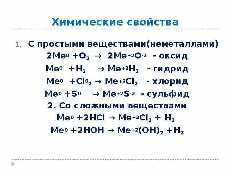 Химические свойства хлоридов. Взаимодействие щелочноземельных металлов с неметаллами. Химические свойства щелочноземельных неметаллов. Химические свойства щелочноземельных металлов. Перечислите общие химические свойства щелочноземельных металлов