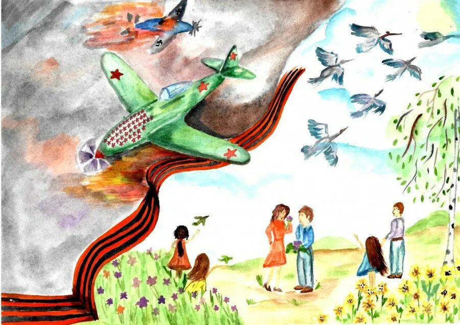 мечтающий о победе. день победы в искусстве. мечтающий о победе. летающий человек. горский андрей петрович художник.